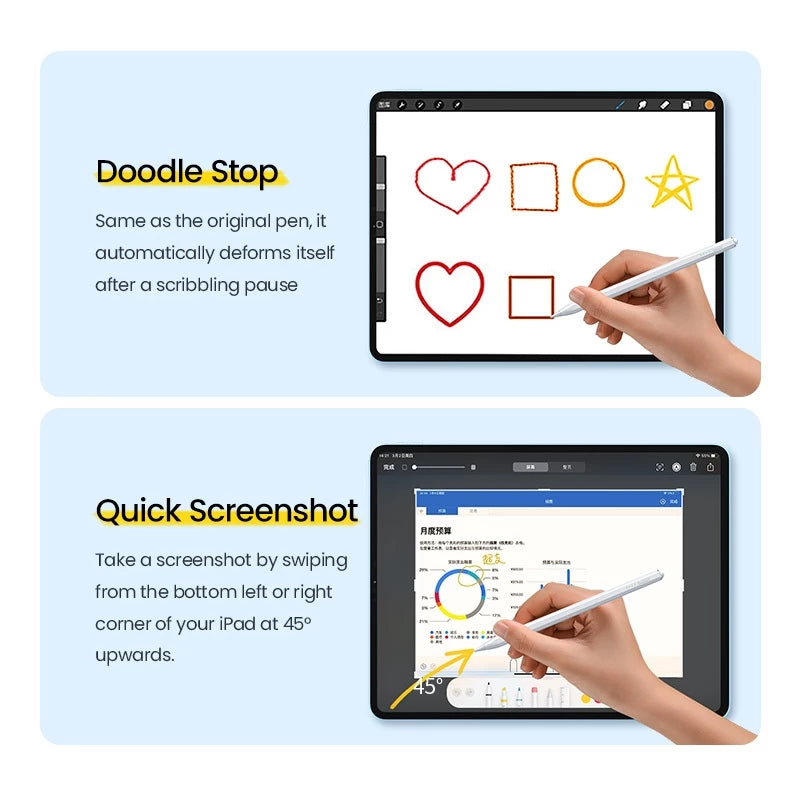 UGREEN Stylus Pen for Apple Pencil Type-C Charging for iPad