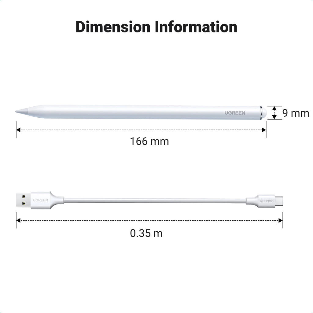 UGREEN Stylus Pen for Apple Pencil Type-C Charging for iPad